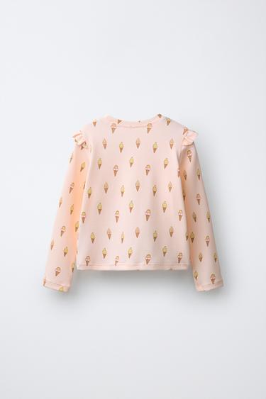 1-6 YEARS/ ICE CREAM PRINT RASH GUARD - Pink by Zara - Image 1