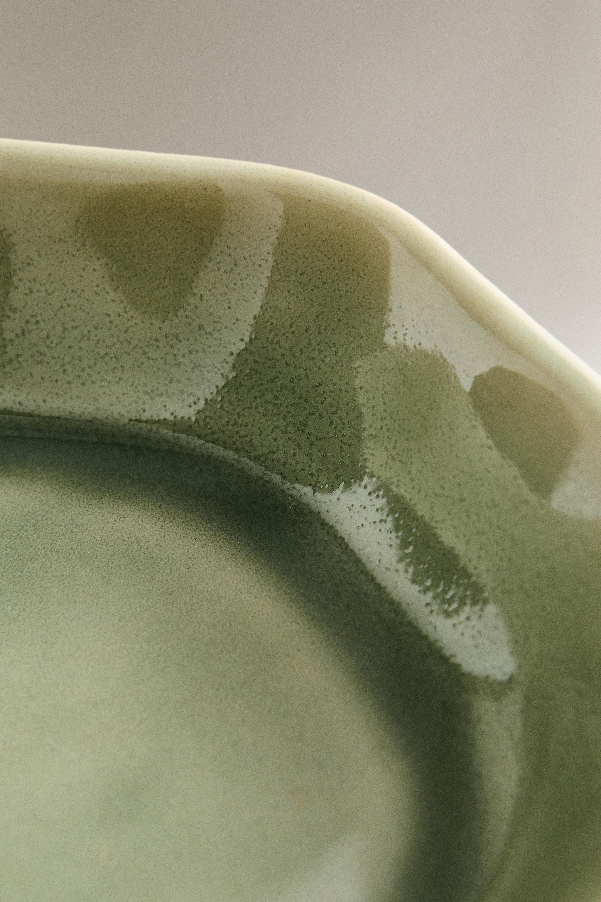 RABBIT STONEWARE BOWL