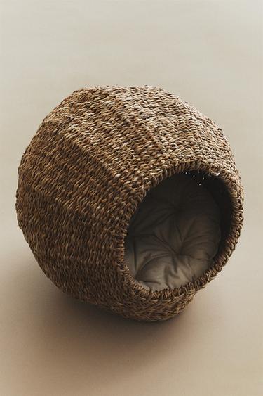 CAMA DE SEAGRASS PARA ANIMAIS DE ESTIMAÇÃO - Bege-claro da Zara