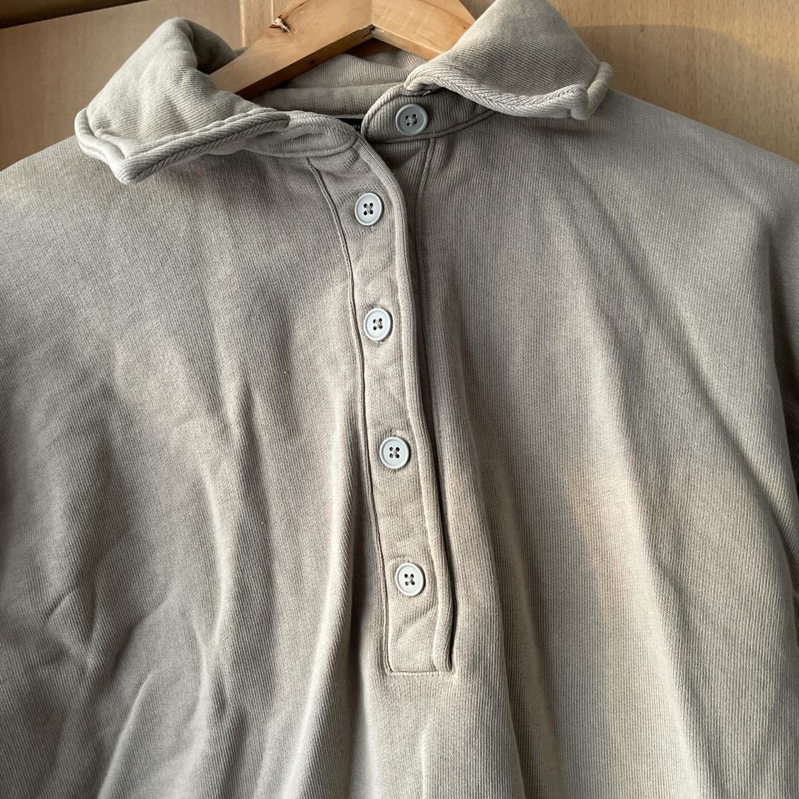 WASHED POLO NECK SWEATSHIRT - Image 3