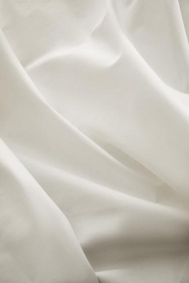 SATEEN FITTED SHEET | 40 CM HIGH (500 THREAD COUNT) - Light beige by Zara - Image 3