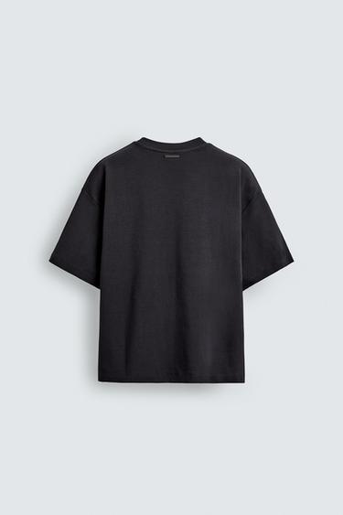 SWEAT RELAXED FIT STRUCTURÉ CÔTELÉ - Bleu de Zara - Image 8