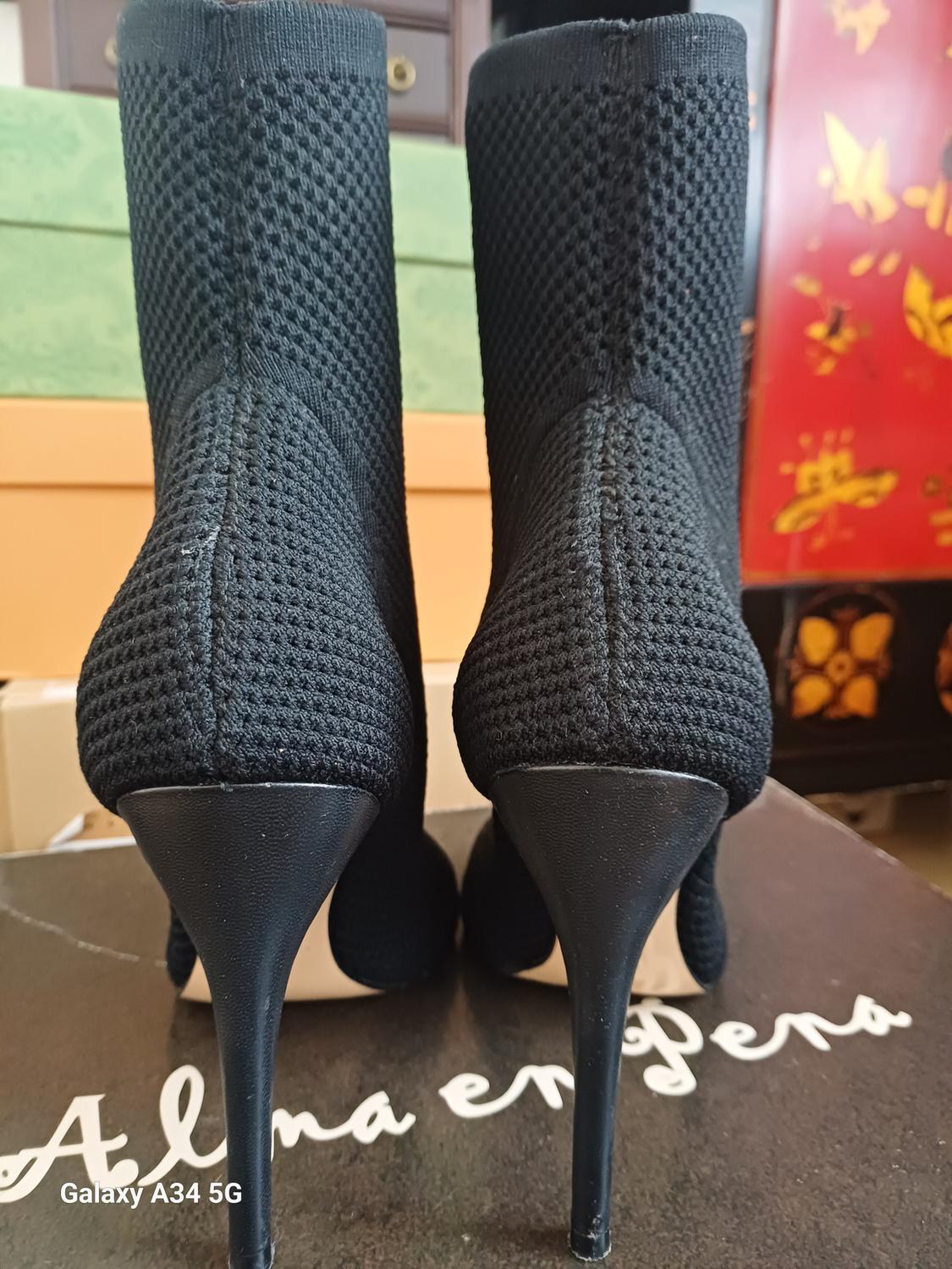 HEELED OPEN-TOE ANKLE BOOTS - Image 2