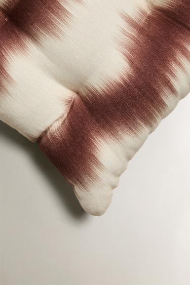 COUSSIN CHAISE LIN DÉGRADÉ X COLLAGERIE - Beige-marron de Zara - Image 1