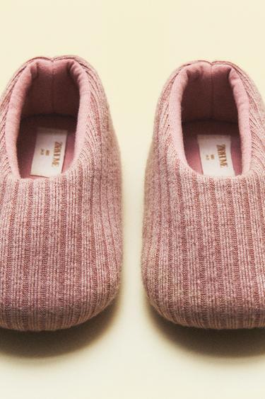 BALLERINES TISSU MATELASSÉ - Rosé de Zara - Image 5