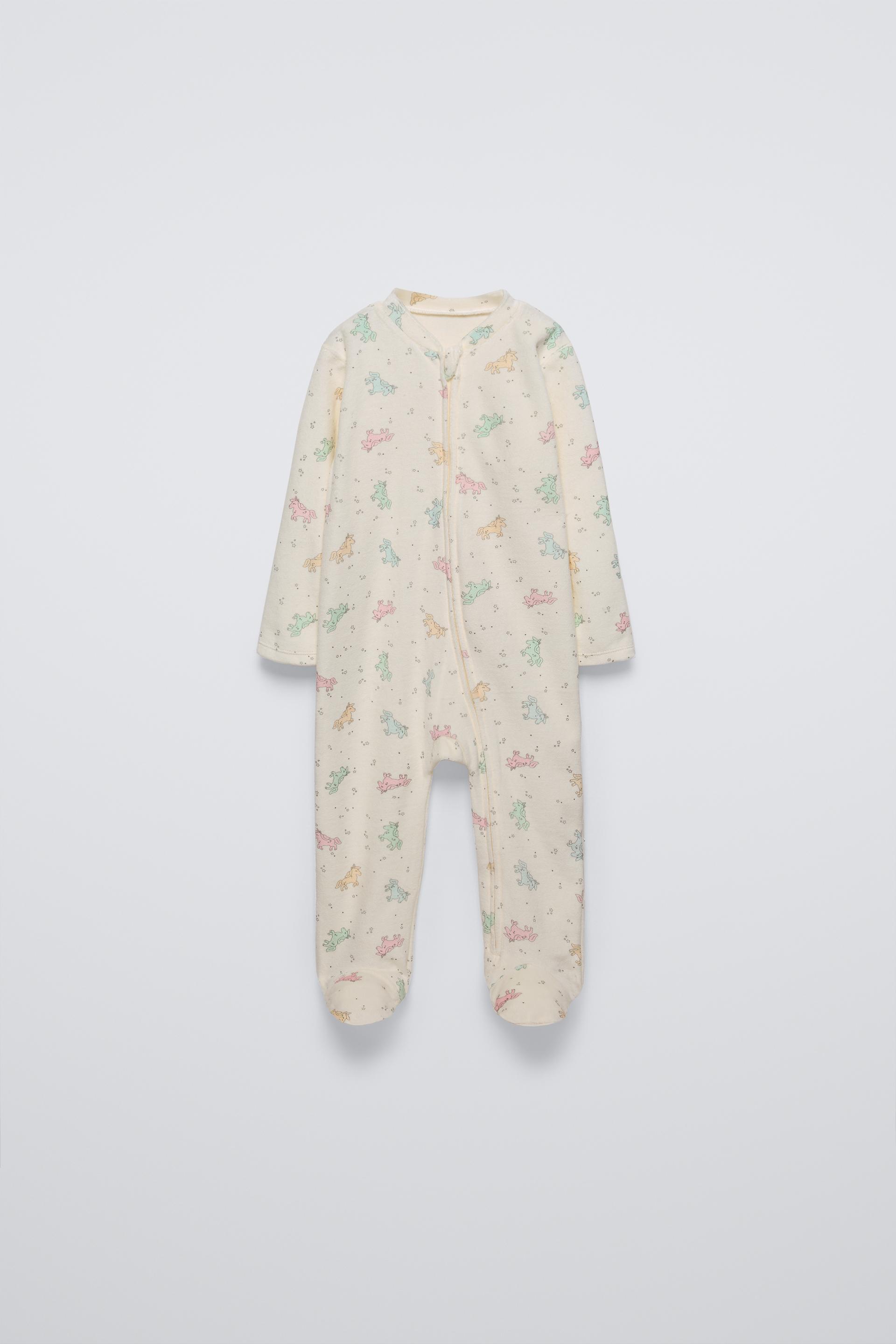 VELOURUNICORNSLEEPSUIT