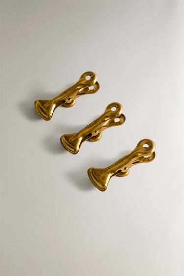 MAGNETIC CLIP (PACK OF 3) - Gold by Zara - Image 1