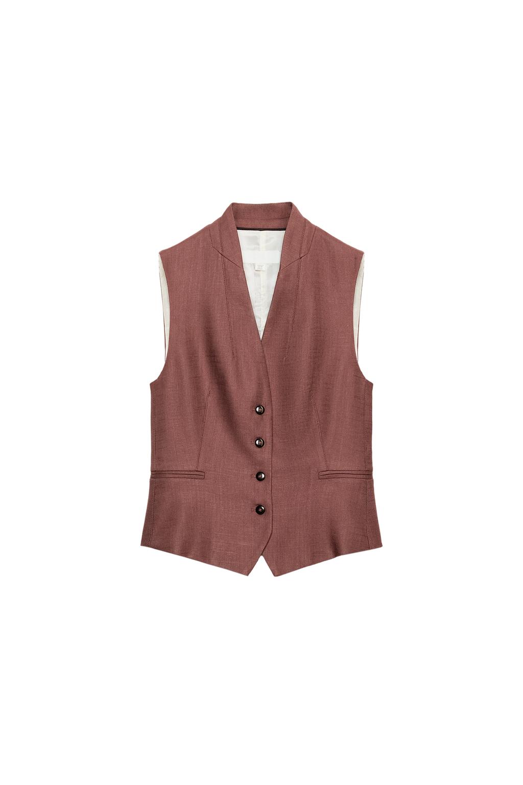 LINEN VEST - image 3