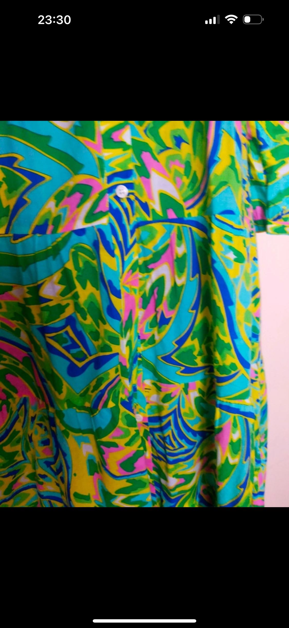 PRINTED DRESS WITH SMALL BAG - Image 4