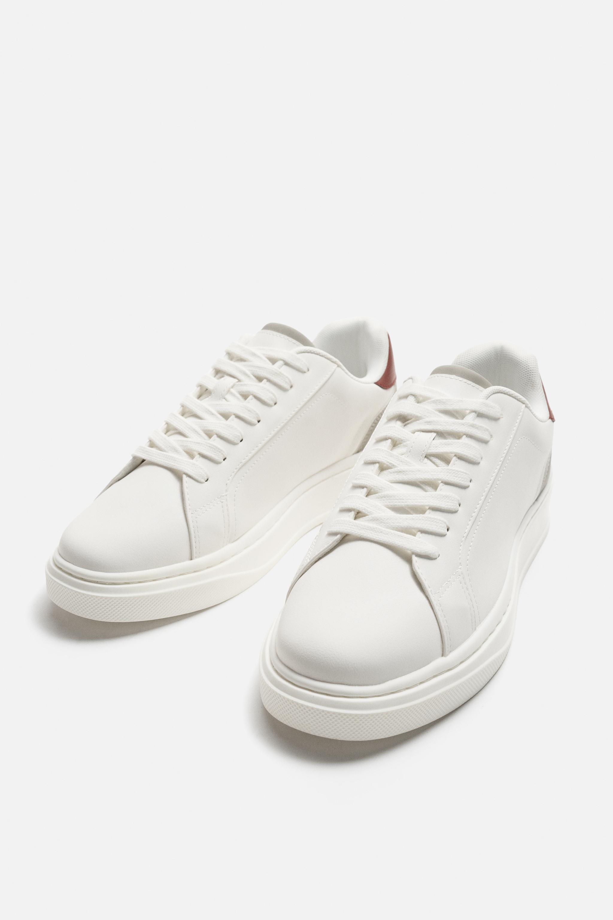 ZARA ザラ 厚底 スニーカー ホワイト 白 美品 - メルカリ