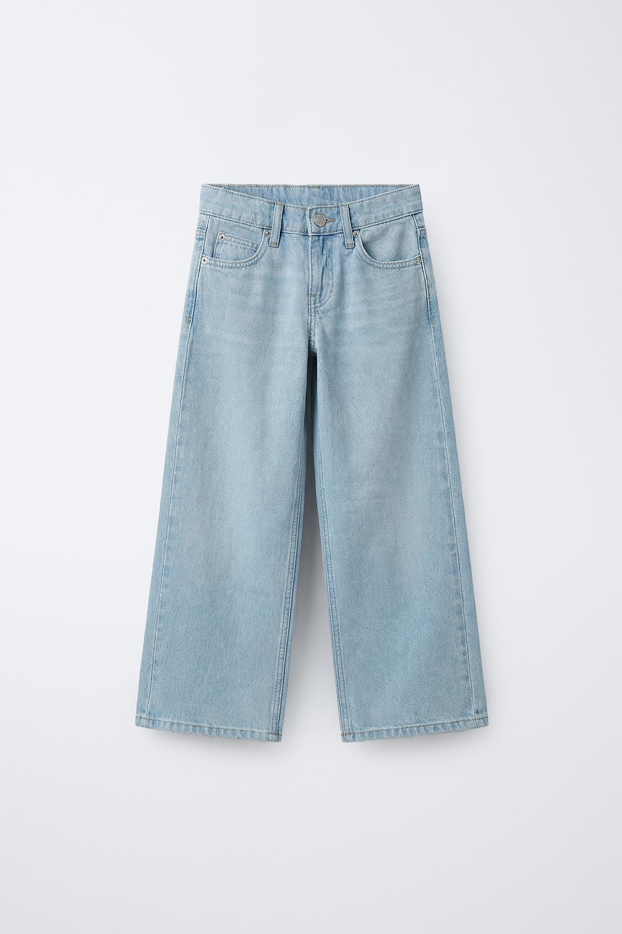 JEANS WIDE LEG À PIÈCES ANIMAL