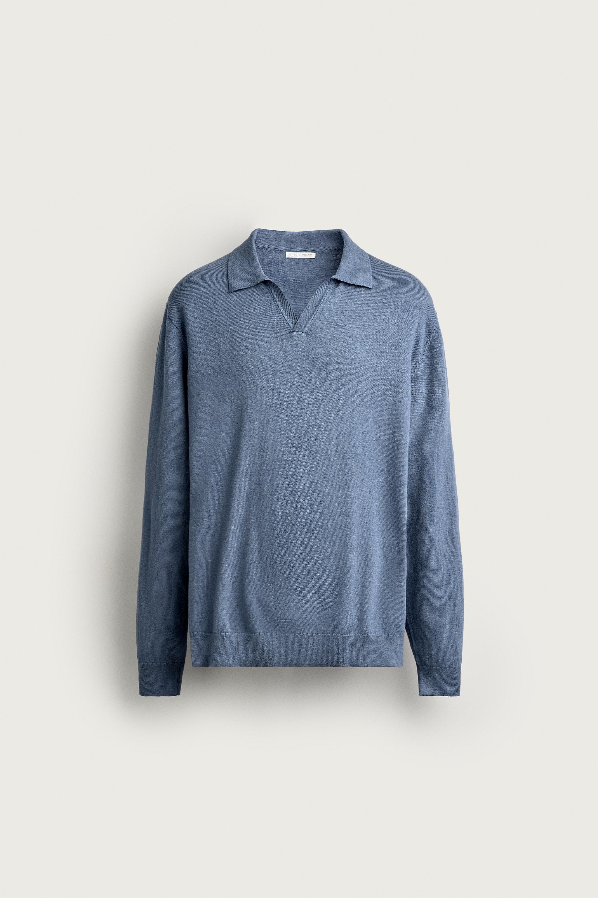 COTTON-BLEND REGULAR FIT KNIT POLO