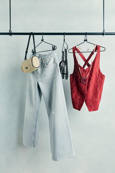 إطلالة - أبيض/أصفر الخاص بـ Zara