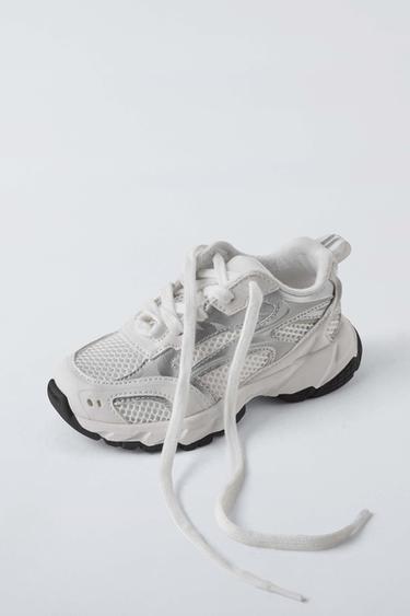 ZAPATILLA DEPORTIVA REJILLA - Blanco de Zara