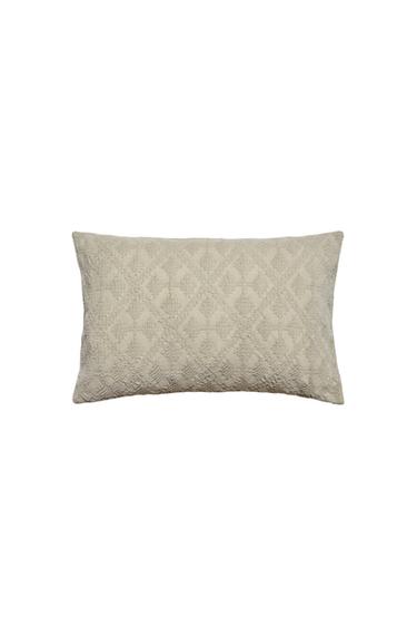 JACQUARD CUSHION COVER - Light green by Zara
