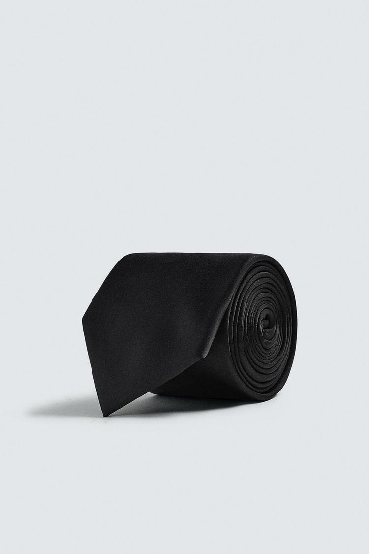 ZARA BASIC 100% SILK TIE