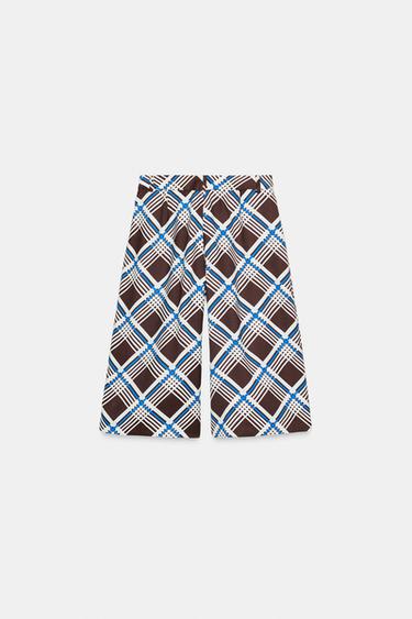 BERMUDA LONG À CARREAUX - Multicolore de Zara - Image 7
