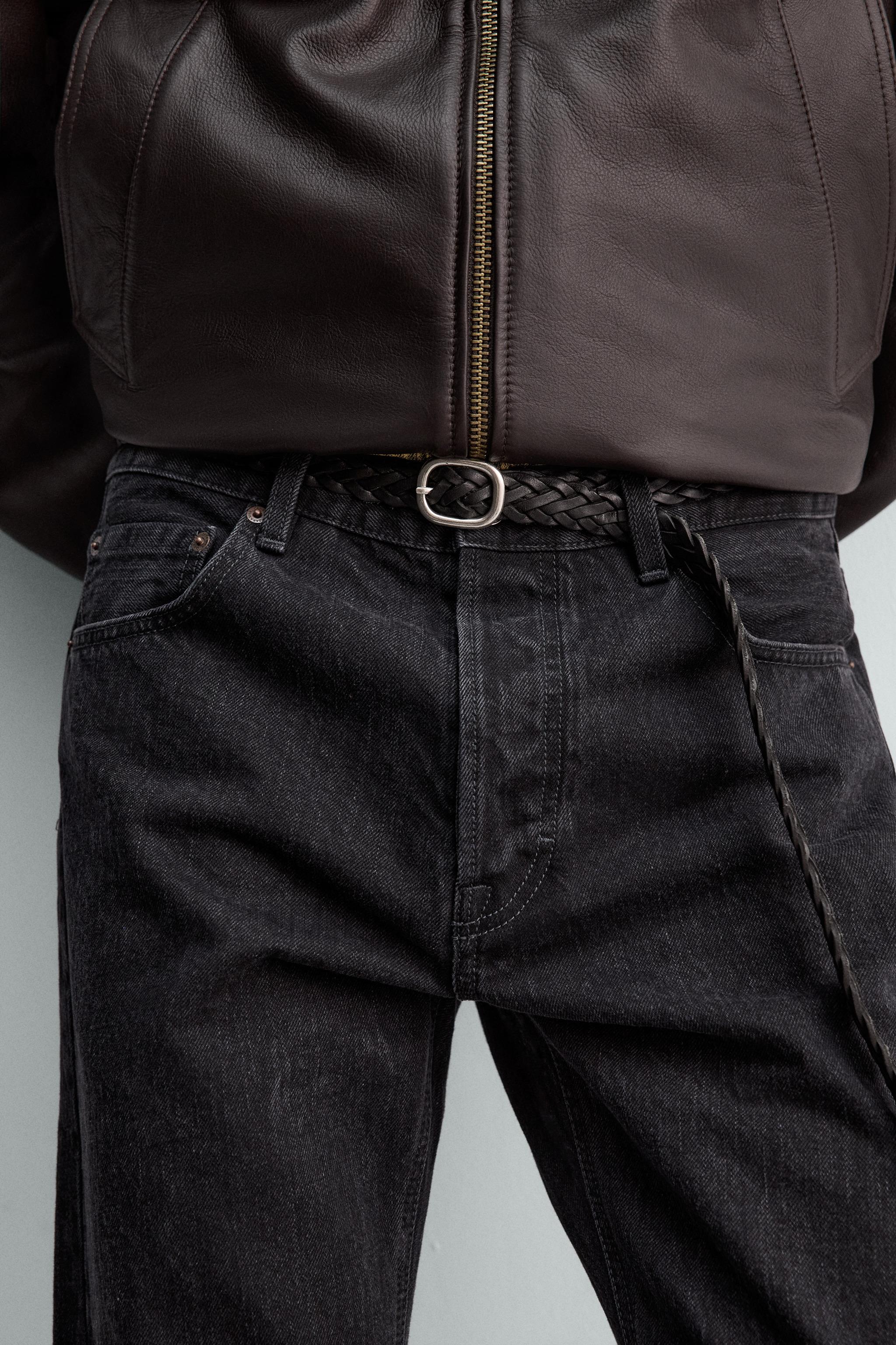 BRAIDED LEATHER BELT AARON LEVINE X ZARA