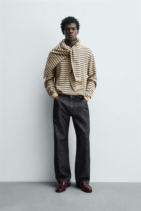 WOOL BLEND STRIPED JUMPER