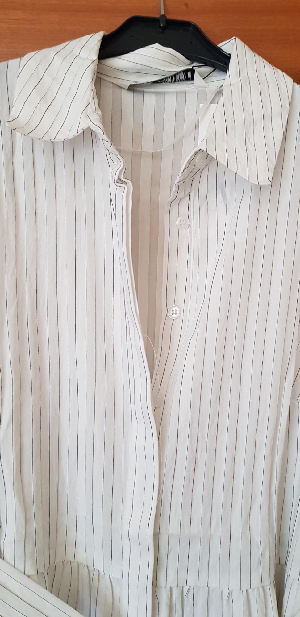 ZW COLLECTION STRIPED SHIRT DRESS - Image 4