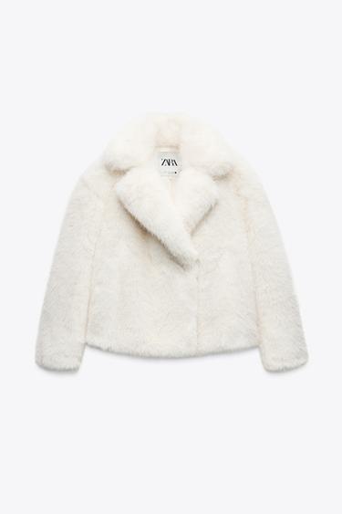 'ZW COLLECTION' MĀKSLĪGĀS KAŽOKĀDAS JAKA - Nebalināts no Zara