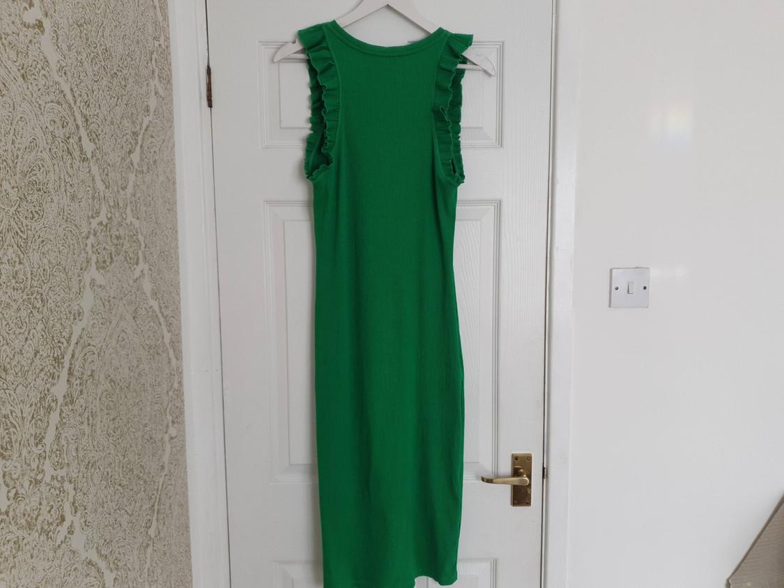 FRILLED MIDI DRESS - Image 2