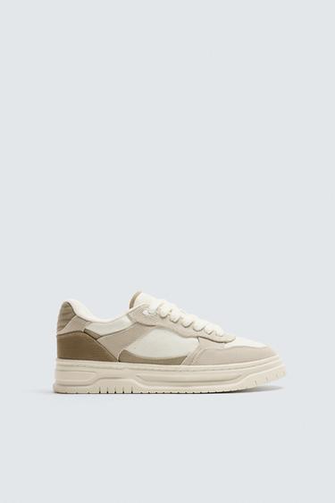 MULTICOLOURED FABRIC TRAINERS - Multicoloured by Zara