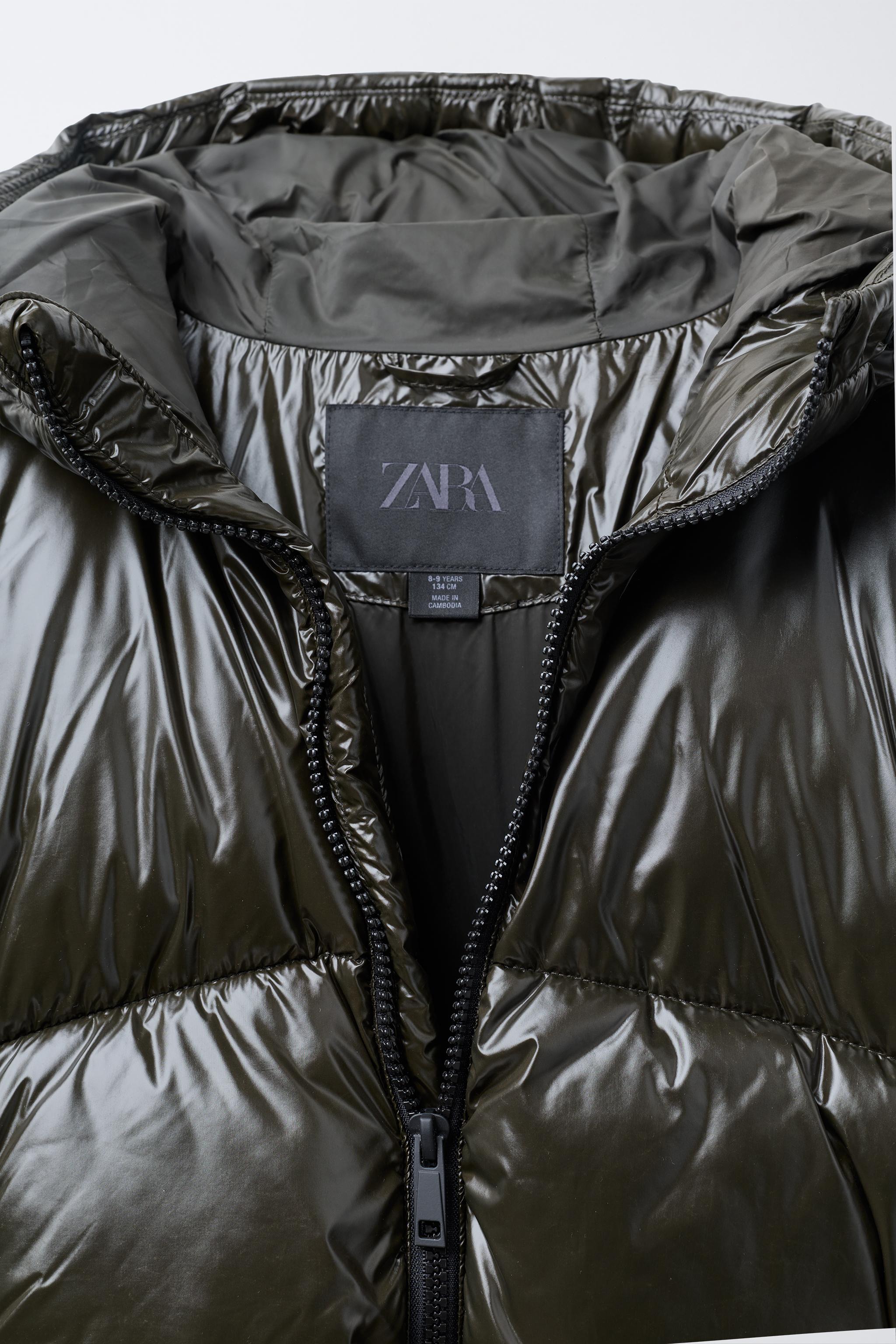 HOODED WATER REPELLENT PUFFER COAT