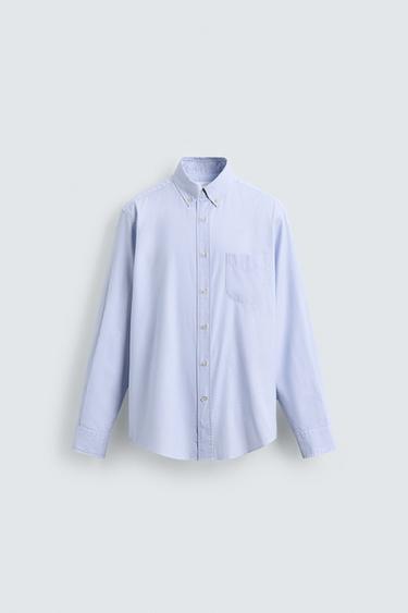 Zara REGULAR FIT STRIPED SHIRT - striped