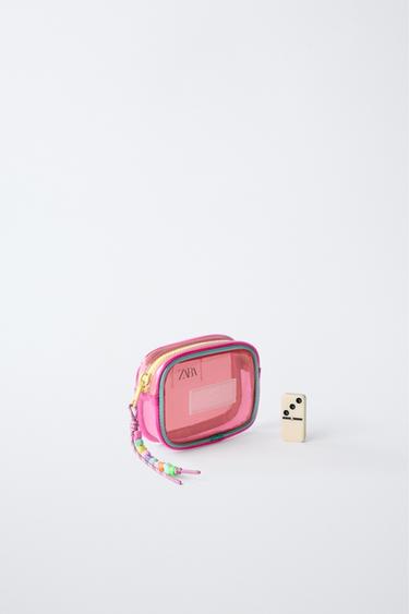 PORTE-MONNAIE EN VINYLE - Rose de Zara - Image 5