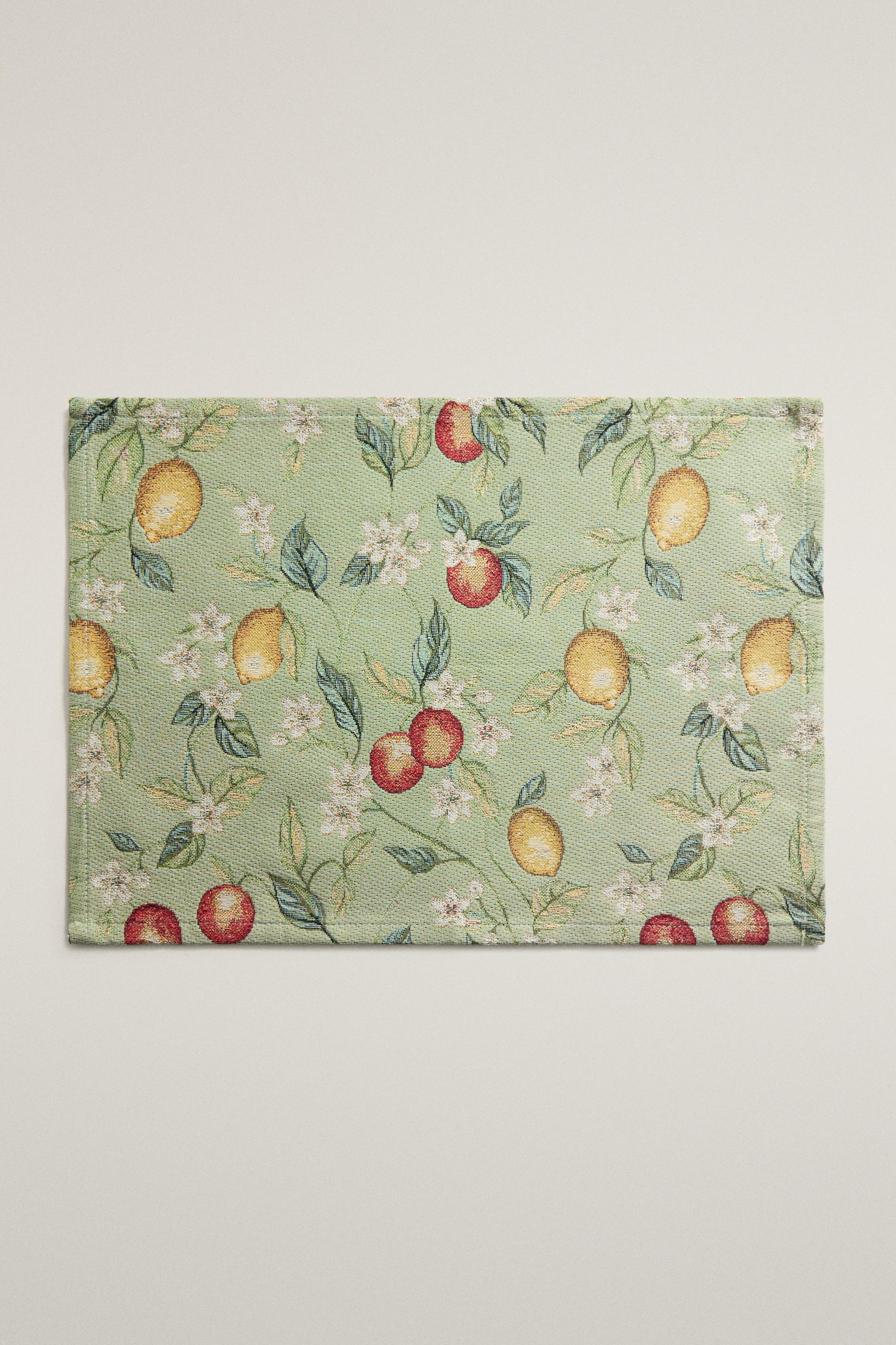 SET DE TABLE JACQUARD FRUITS