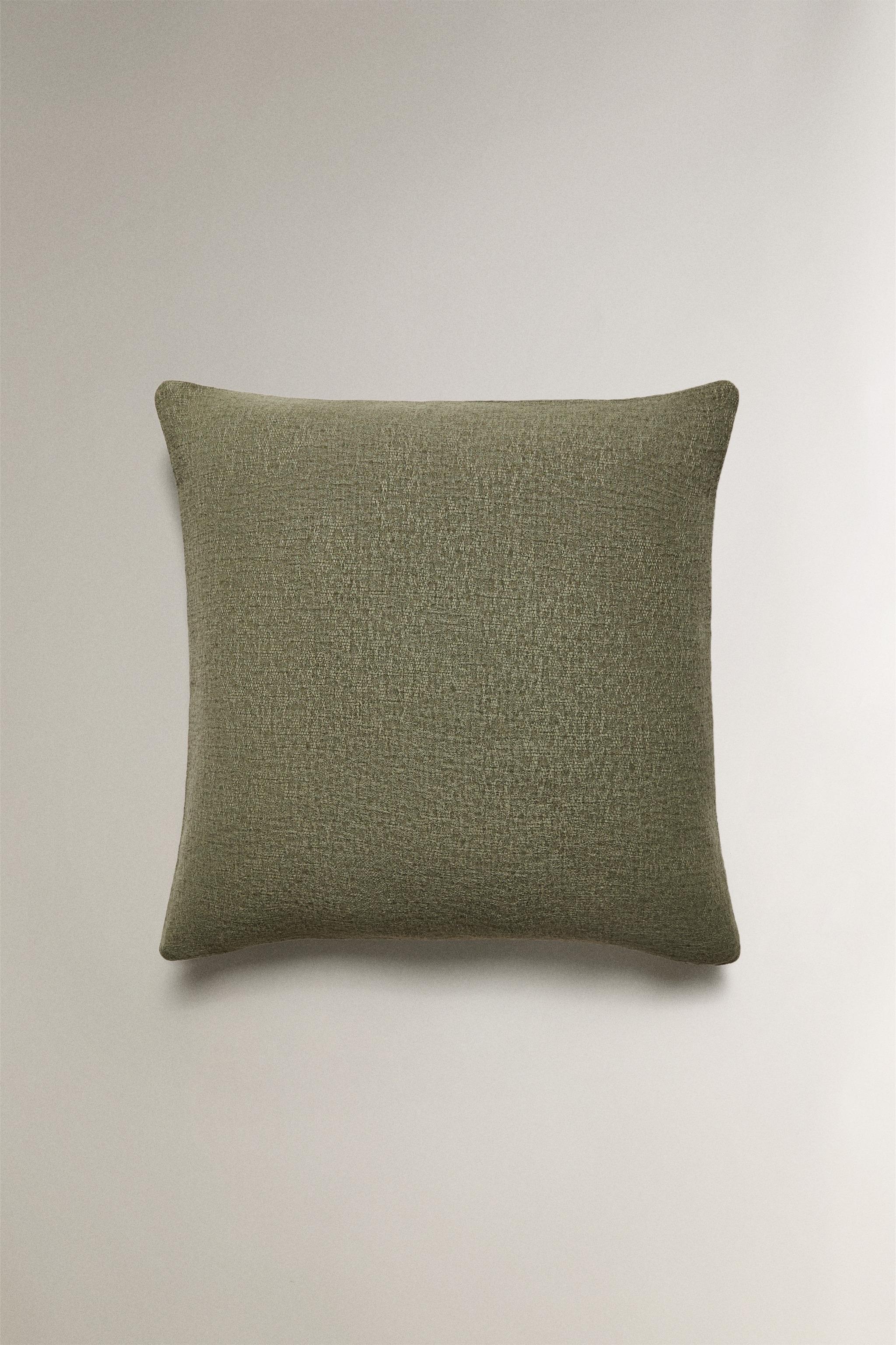 テクスチャー クッションカバー - マスタード | ZARA Japan / 日本