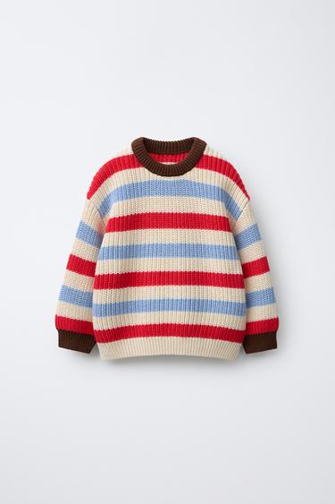 ΠΛΕΚΤΗ ΜΠΛΟΥΖΑ ΜΕ ΡΙΓΕΣ - ΡΙΓΕ του Zara