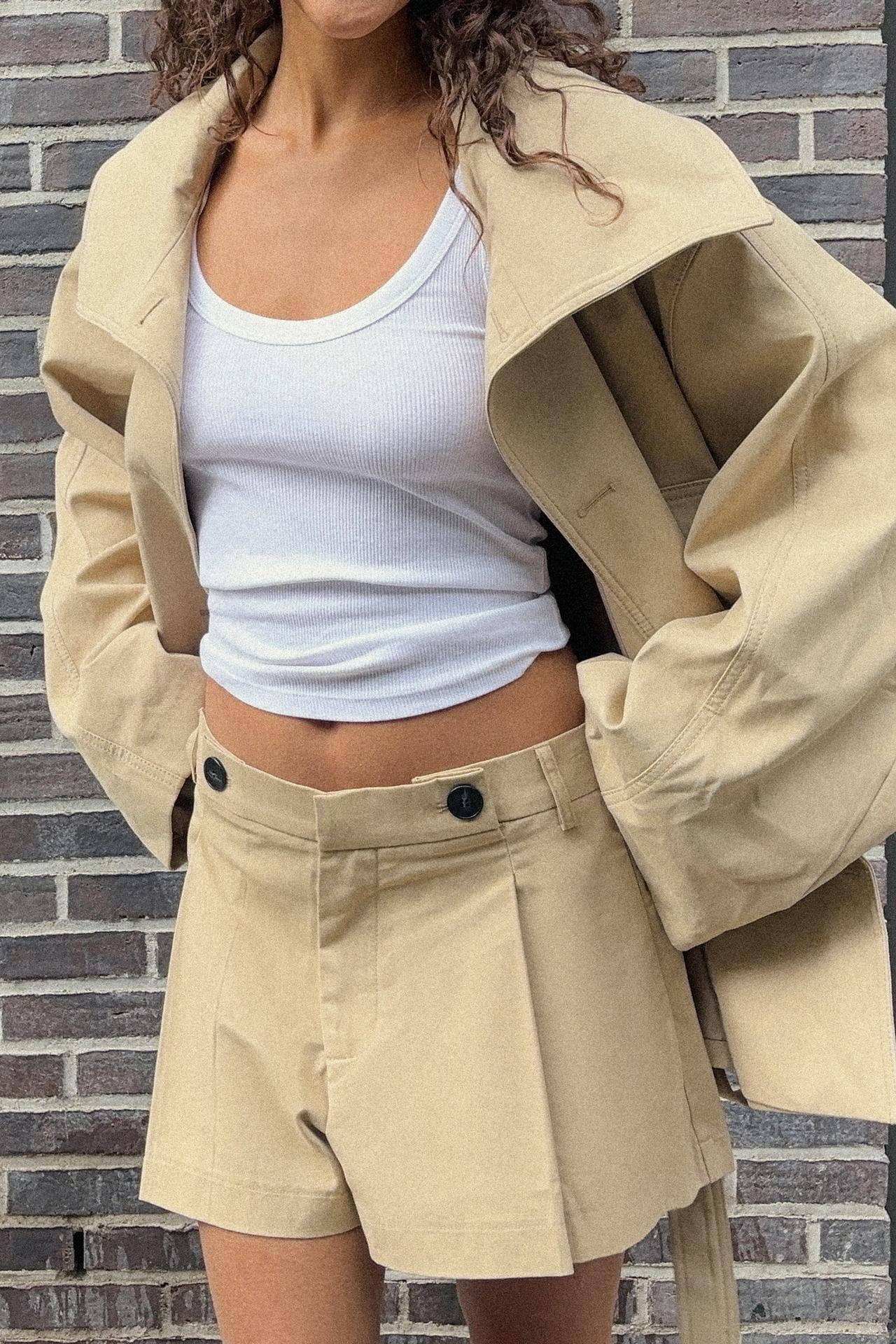 BELTED TRENCH COAT