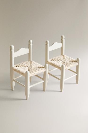 CHILDREN’S DOLL HOUSE DINING ROOM TOY SET - Cream by Zara - Image 2