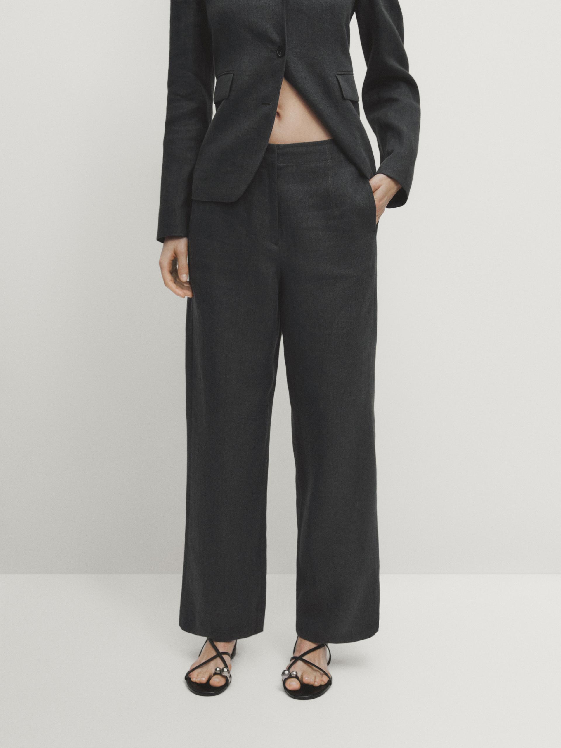 Los pantalones de lino de Zara que aman las mujeres +50 con clase:  fresquitos y alargan piernas