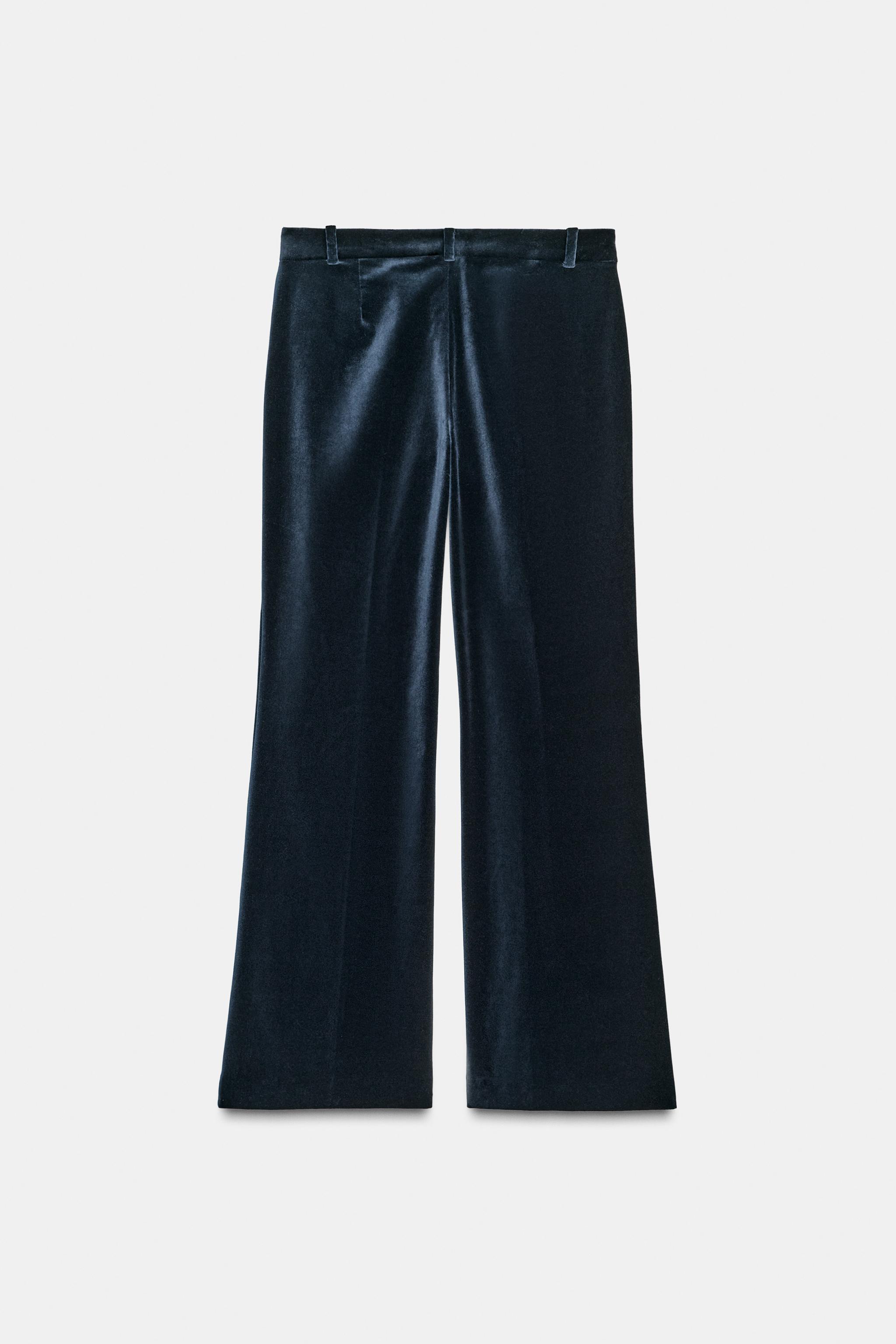 ZW COLLECTION LIMITED EDITION VELVET FLARE PANTS
