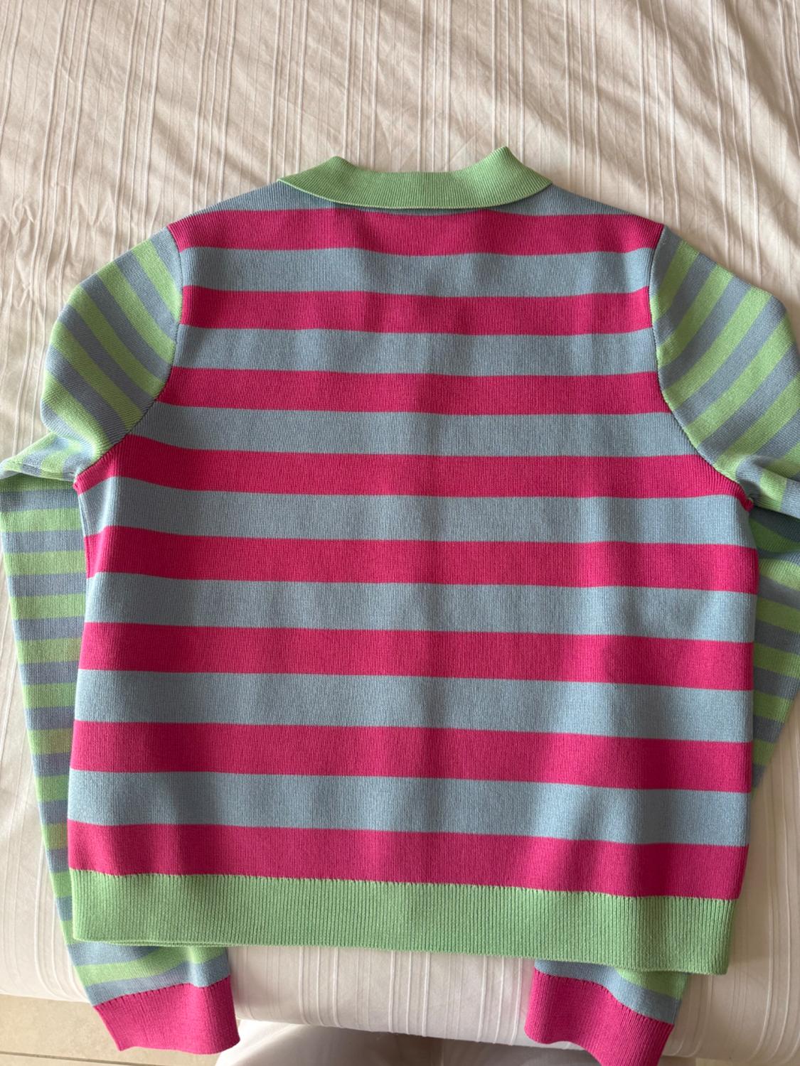 STRIPED KNIT CARDIGAN - Image 2