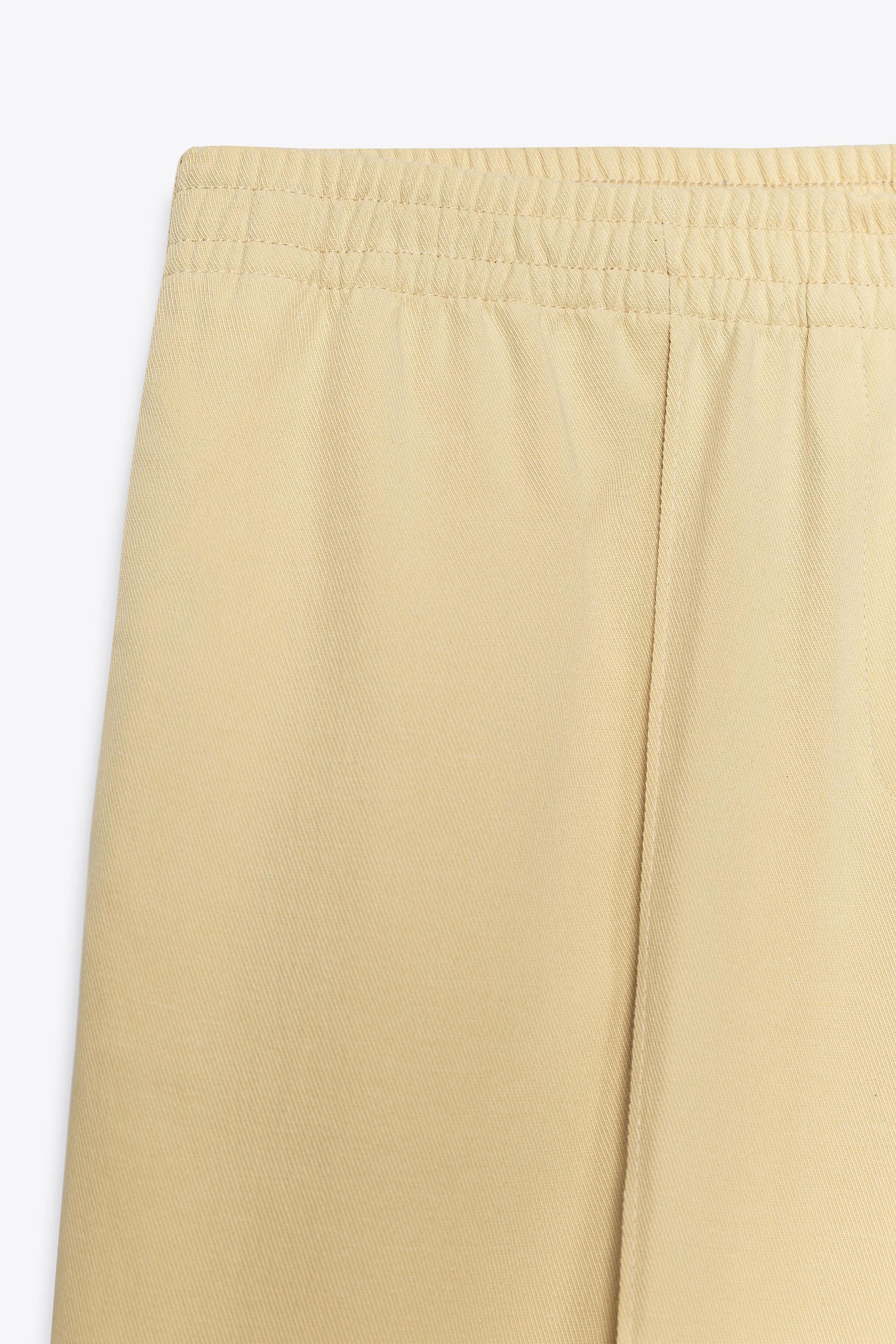 WIDE LEG SEAM PANTS