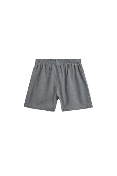 CHECK POPLIN BOXERS HARRY LAMBERT FOR ZARA X DISNEY - Blue by Zara