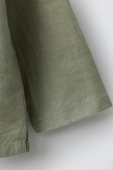 CHEMISE 100% LIN - Kaki de Zara - Image 3