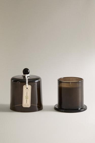 Zaras (140 G) DOFTLJUS CEDAR FLOWER - Smaragdgrön - Bild 0