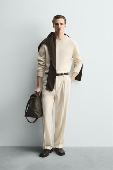 ÁO LEN DỆT KIM PHIÊN BẢN GIỚI HẠN - Kem từ Zara