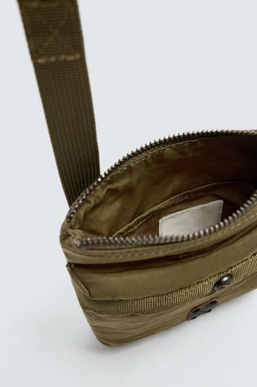 SAC BANDOULIÈRE EN NYLON X SR_A - Vert kaki de Zara - Image 5