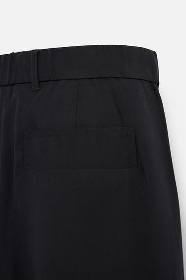 FLOWING TROUSERS WITH PLEATS - Anthracite grey by Zara - Image 10