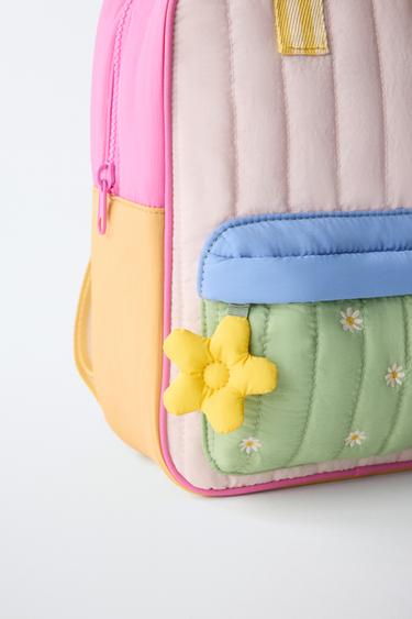 SAC À DOS MULTICOLORE FLEUR - Rose de Zara - Image 2