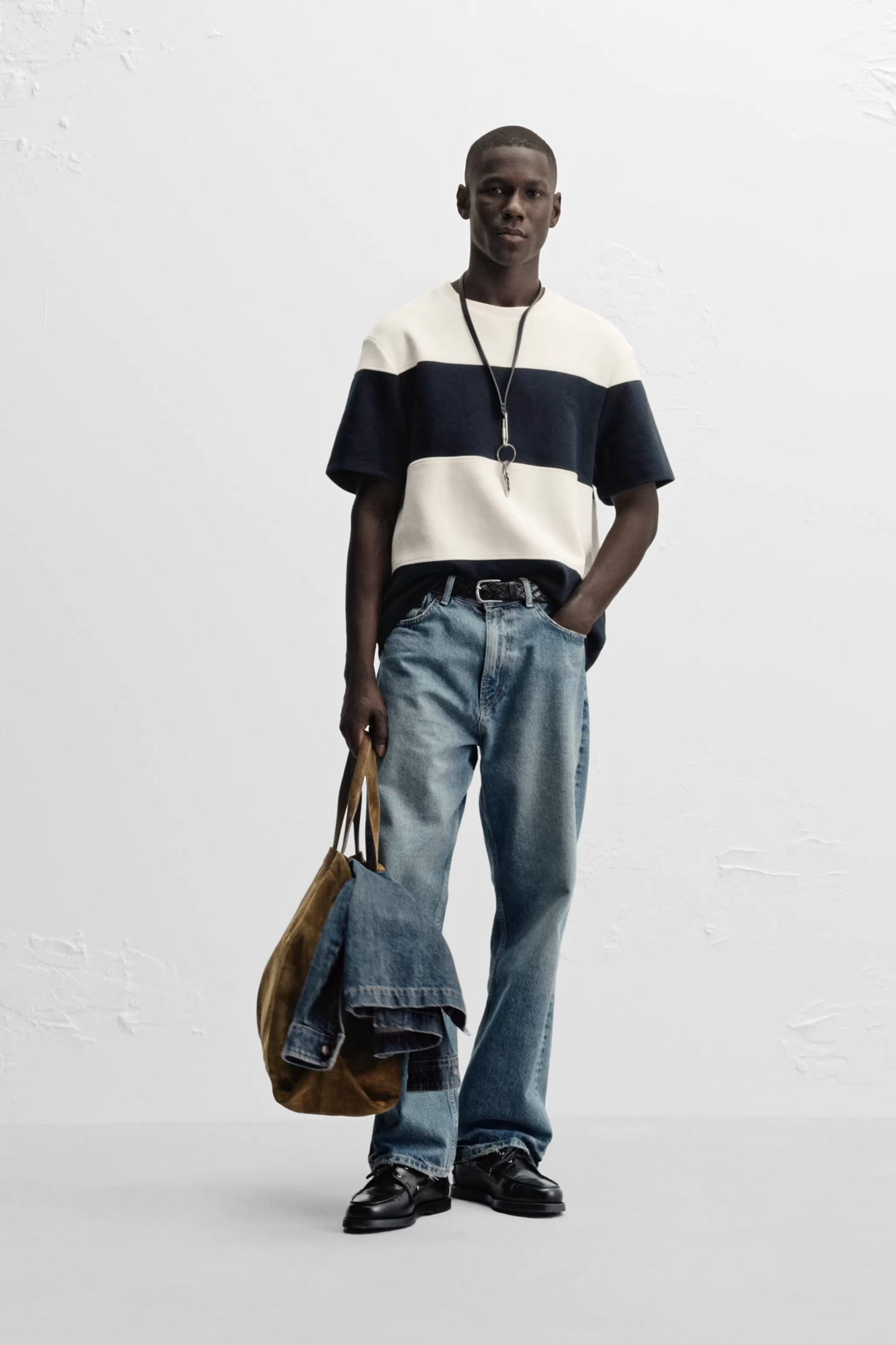 Tシャツ・カットソー GROVE 25ss TIA STRIPE PIQUE SHIRT poster.jpg?ts=1740137519676