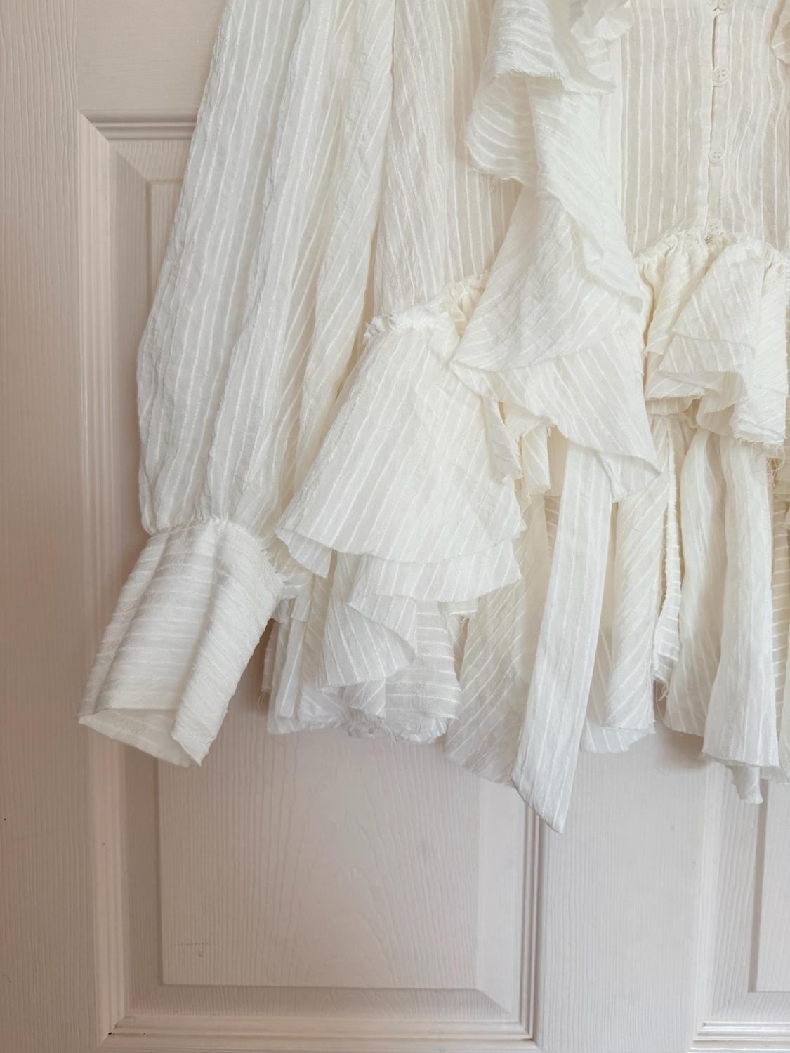 ZW COLLECTION RUFFLED SHIRT - Image 3
