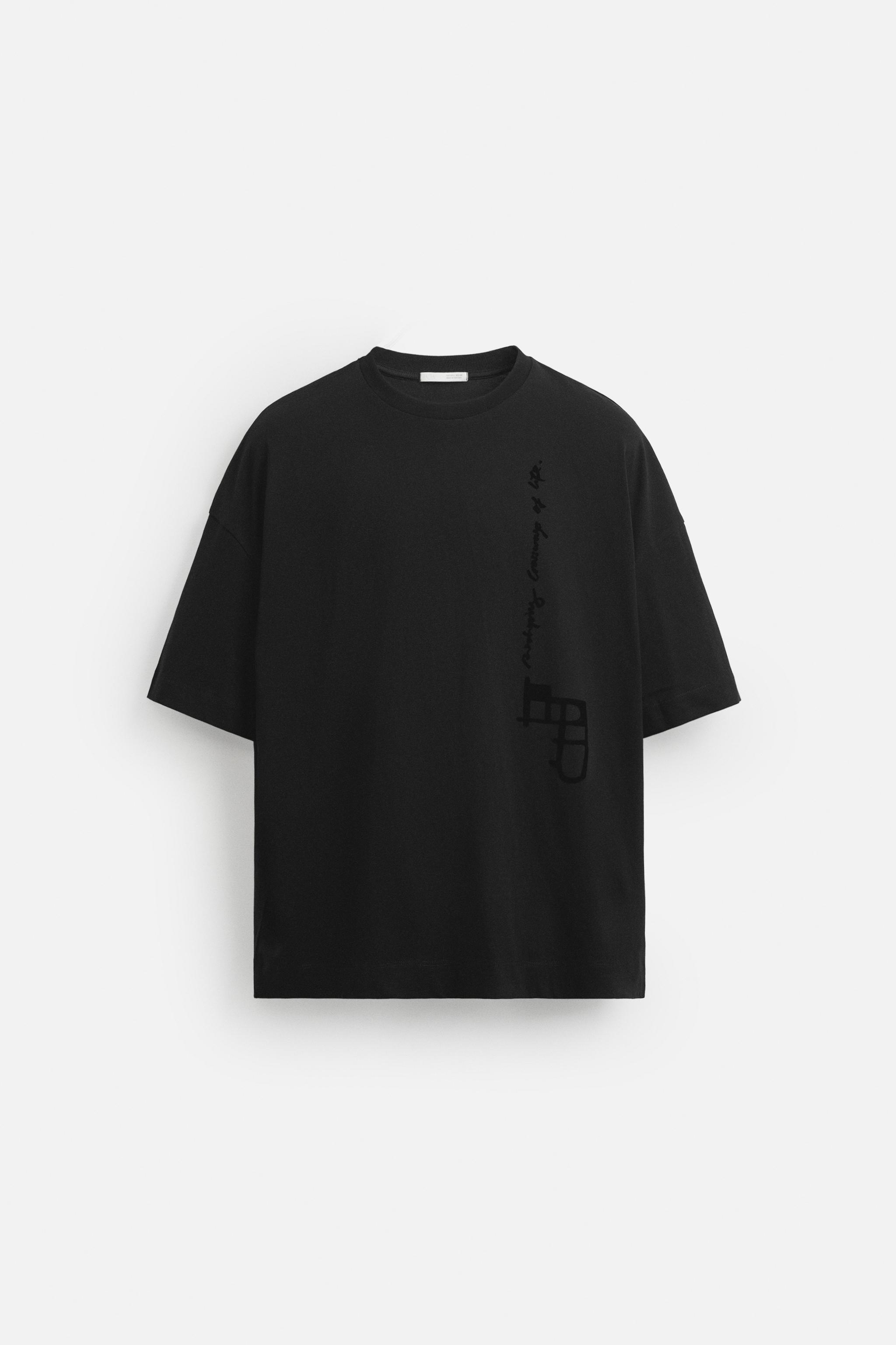 Tシャツ・カットソー ZARA GRAPHIC T-SHIRT X ANDERSSON BELL Black | 0962/444/800 GRAPHIC T-SHIRT X ANDERSSON BELL - Black | ZARA Thailand