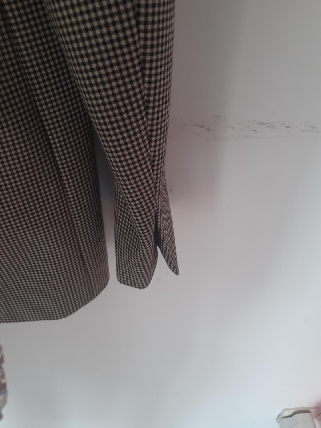 CHECK OVERSIZED BLAZER - Image 4
